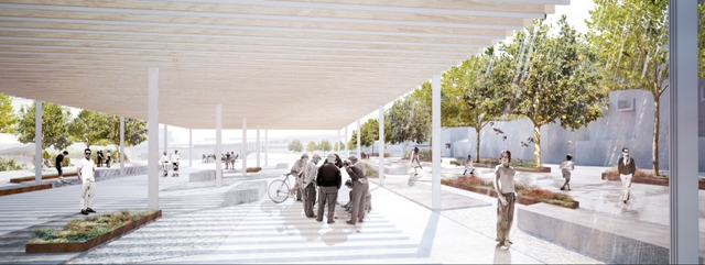 Vue haute Pergola