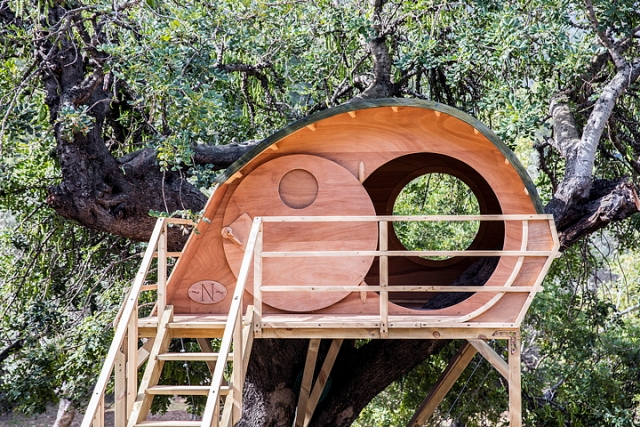 La maison dans les arbres selon Nano Valdés