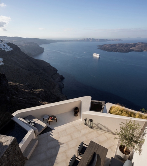 Un petit hôtel de charme à Santorin