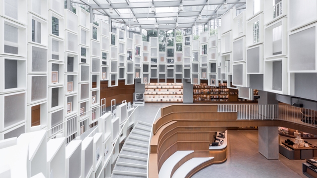 A Ningbo, Kokaistudios réalise une extraordinaire librairie