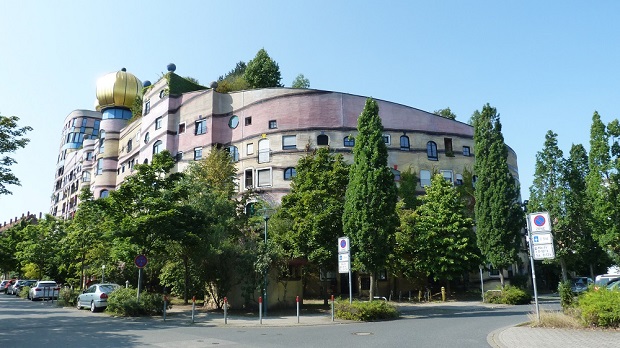 A Darmstadt, la «Waldspirale» toujours aussi étonnante