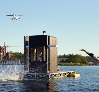 A Seattle, un sauna flottant signé GO’C 
